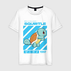 Мужская футболка Покемоны Сквиртл Squirtle