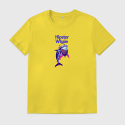 Мужская футболка Hipster whale