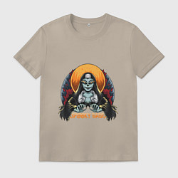 Мужская футболка Хэллоуин монашка