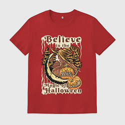 Мужская футболка Хэллоуин ведьма