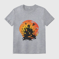 Мужская футболка Хэллоуин ведьмин дом