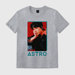 Футболка хлопковая мужская Astro Юн Сан Ха, цвет: меланж