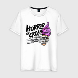 Мужская футболка Horror ice cream