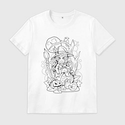 Мужская футболка Милая маленькая ведьма