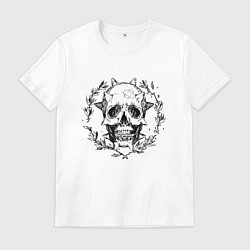 Мужская футболка Life is Strange - Череп с шипами