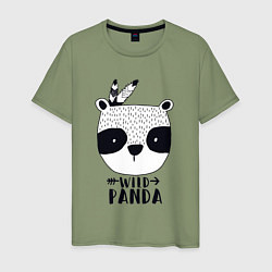 Мужская футболка Wild panda