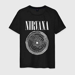 Мужская футболка Nirvana circle