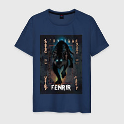 Мужская футболка Fenrir black vinyl