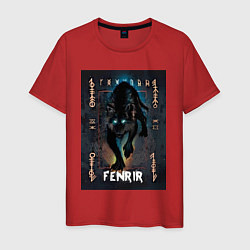 Мужская футболка Fenrir black vinyl