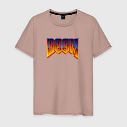 Мужская футболка Doom logotype