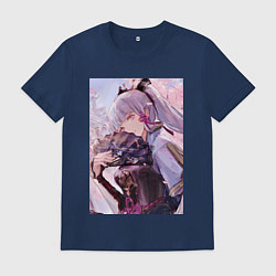 Мужская футболка Геншин Камисато Аяка