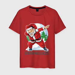 Мужская футболка Dab Santa