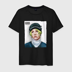 Футболка хлопковая мужская G Dragon Big bang, цвет: черный