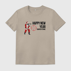 Мужская футболка Counter Strike - Santa Claus