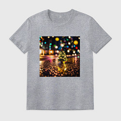 Мужская футболка Новогодняя маленькая ёлочка