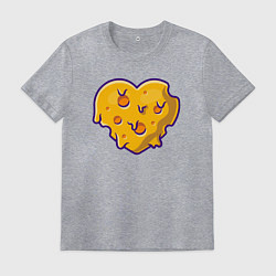 Мужская футболка Сырное сердце