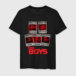 Футболка хлопковая мужская Розыск пацанов The boys, цвет: черный