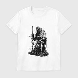 Мужская футболка Элитный рыцарь с двуручным мечом
