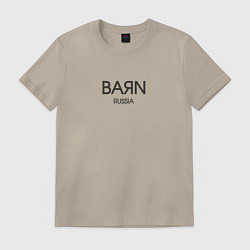 Футболка хлопковая мужская Baяn, цвет: миндальный
