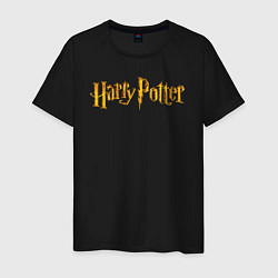 Мужская футболка Harry Potter golden logo