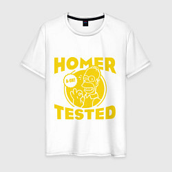 Мужская футболка Homer tested