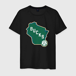 Мужская футболка Bucks team