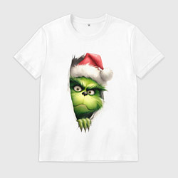 Мужская футболка Гринч похититель рождества в ожидании нового года