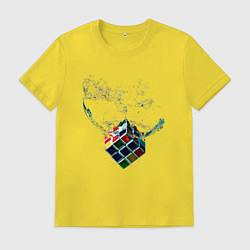 Мужская футболка Рубик в воде