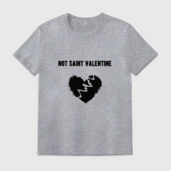 Мужская футболка Not saint valentine