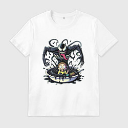 Мужская футболка Morty and Venom slime - ai art fantasy