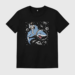Мужская футболка Космонавт и акула