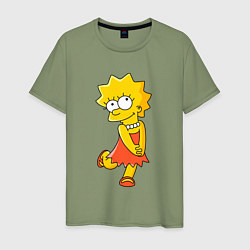 Мужская футболка Lisa Simpson