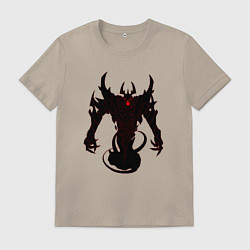 Футболка хлопковая мужская Герой Дота Тень, цвет: миндальный