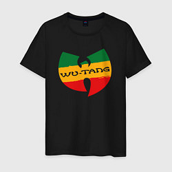 Футболка хлопковая мужская Wu-Tang, цвет: черный