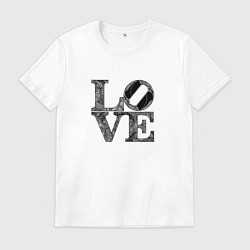 Мужская футболка L o v e