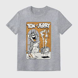Мужская футболка Том и Джерри - тосты