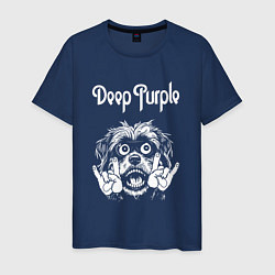 Мужская футболка Deep Purple rock dog