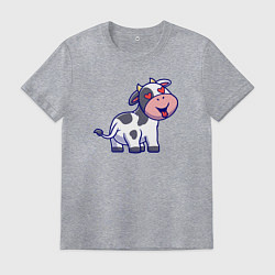 Мужская футболка Влюблённая коровка