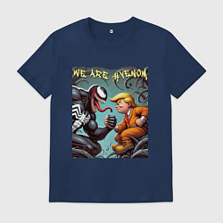 Мужская футболка Donald Trump and Venom - ai art fantasy