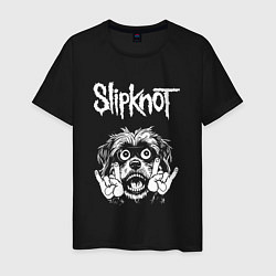 Мужская футболка Slipknot rock dog