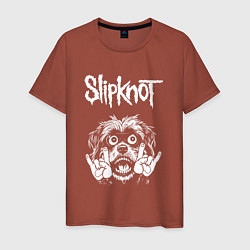 Мужская футболка Slipknot rock dog