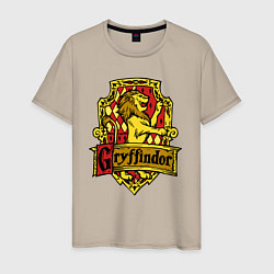Мужская футболка Hogwarts - gryffindor logo