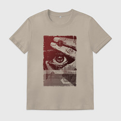 Мужская футболка Глаз с пальцами