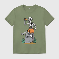 Мужская футболка Обед на кладбище