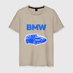 Мужская футболка Blue bmw