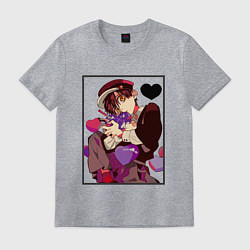 Футболка хлопковая мужская Туалетный мальчик Ханако, цвет: меланж