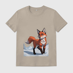 Мужская футболка Лисица-сестрица