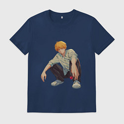 Мужская футболка Человек-бензопила Денджи чилл