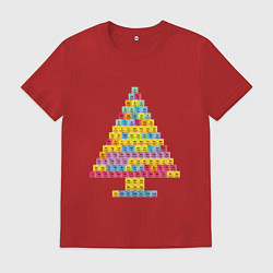 Мужская футболка Таблица Менделеева ёлка