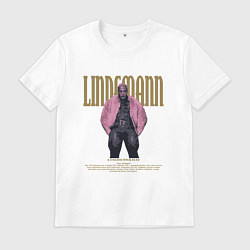 Мужская футболка Линдеманн в розовой шубе